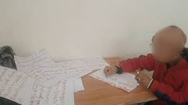 मासूम ने खून से लिखा पत्र, सिंधिया से लगाई न्याय की गुहार; डॉक्टर पर कार्रवाई की मांग