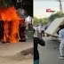 सैलरी बढ़ाने की मांग को लेकर कंपनी के कर्मचारियों का हिंसक प्रदर्शन! कई गाड़ियों में लगाई आग