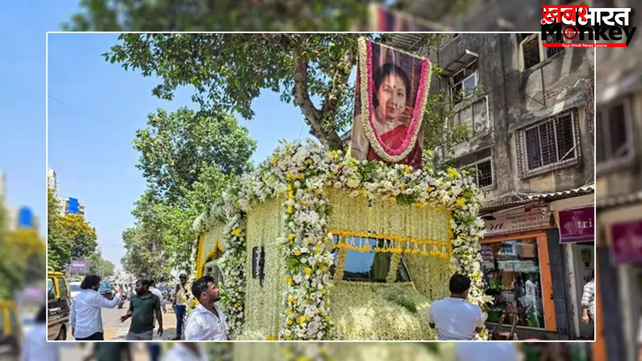 तिरंगे में लिपटीं सुरों की मल्लिका…राजकीय सम्मान के साथ आखिरी विदाई, अंतिम दर्शन के लिए उमड़ा जनसैलाब