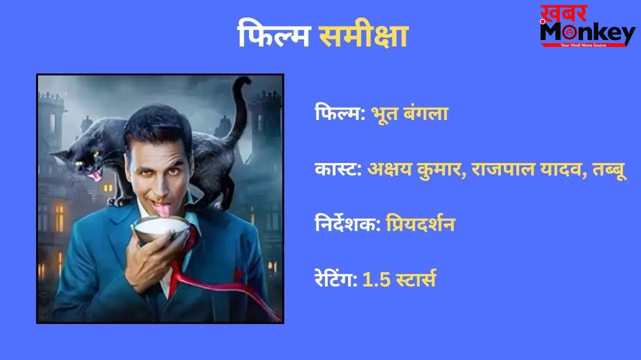 Bhooth Bangla Review: घिसे पिटे जोक्स और वहीं पुराने फॉर्मूले पर बनी एकता कपूर की ‘भूत बंगला’ करती है बोर