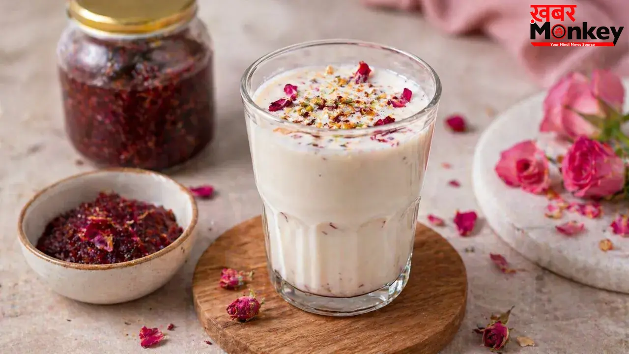 Gulkand Milk: गर्मी में शरीर को अंदर से ठंडा रखेगा गुलकंद दूध, पेट की जलन और एसिडिटी के लिए है रामबाण!