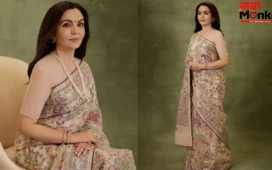 न्यूयॉर्क के TIME100 समिट में Nita Ambani का देसी जलवा, दो साल में बनी जामदानी साड़ी ने खींचा ध्यान