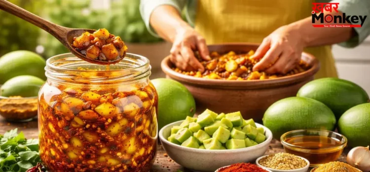 Raw Mango Pickle: घर बैठे बनाएं कच्चे आम का चटपटा अचार, स्वाद ऐसा कि बाजार वाला भी लगे फीका! Raw Mango Pickle: घर बैठे बनाएं कच्चे आम का चटपटा अचार, स्वाद ऐसा कि बाजार वाला भी लगे फीका!