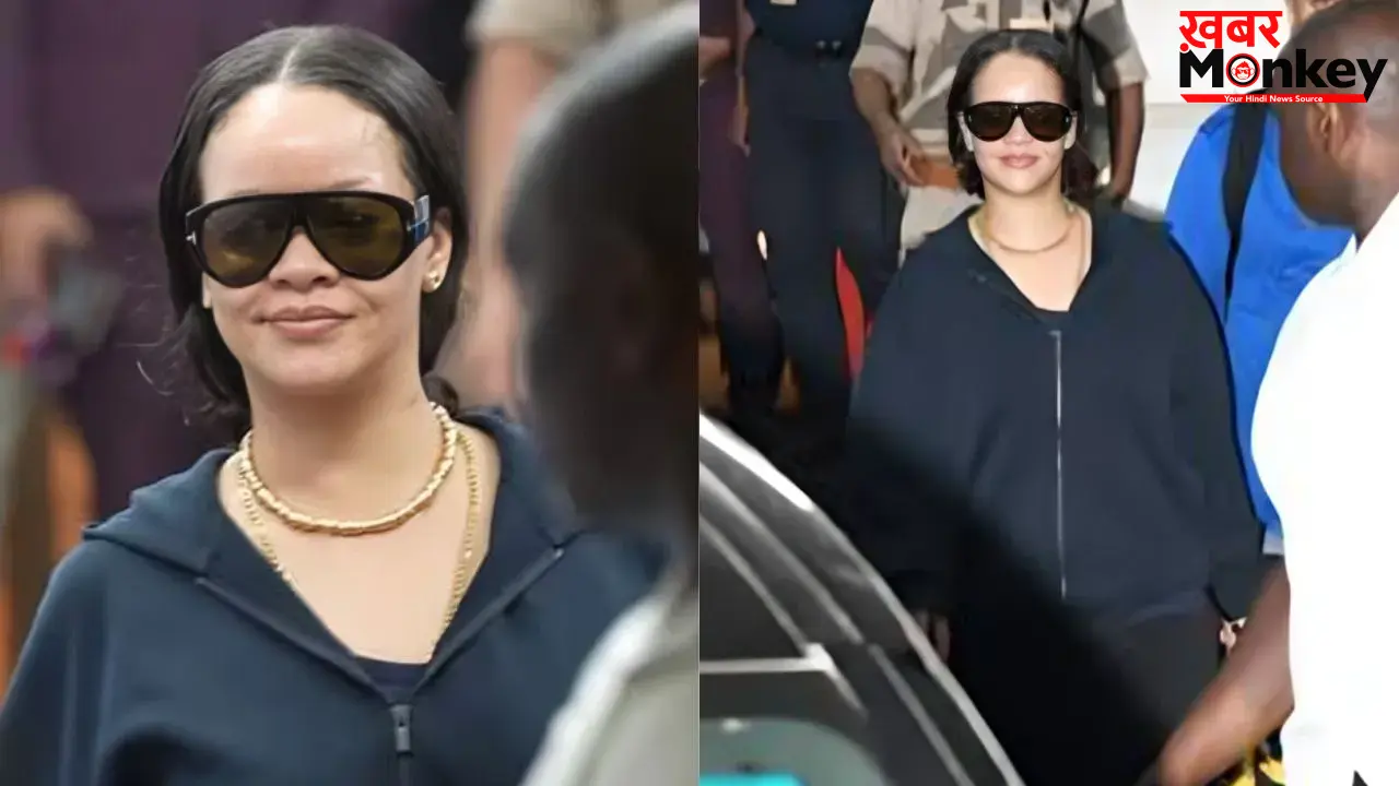 ब्लैक हुडी में सिंपल लुक के साथ एयरपोर्ट पर स्पॉट हुईं Rihanna, फैंस ने पूछा- फिर कोई ग्रैंड इवेंट तो नहीं