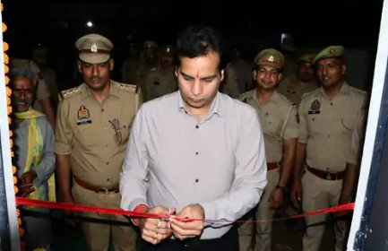 एसएसपी संजय वर्मा ने फुगाना में नए मालखाने का उद्घाटन एसएसपी संजय वर्मा ने फुगाना में नए मालखाने का उद्घाटन