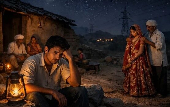 अंधेरे में कैसे आए दुल्हन? राजस्थान के नला गांव की विडंबना, बिजली के बिना नहीं हो रहा रिश्ता अंधेरे में कैसे आए दुल्हन? राजस्थान के नला गांव की विडंबना, बिजली के बिना नहीं हो रहा रिश्ता
