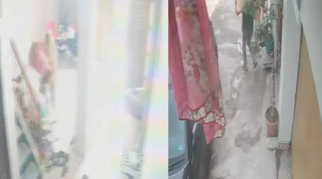 बिहार की राजधानी पटना में दिनदहाड़े घर में घुसकर गैस सिलेंडर उठा ले गए चोर, सामने आया CCTV वीडियो
