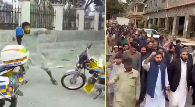 पाकिस्तान में लॉकडाउन के बीच सड़कों पर फूट रहा गुस्सा, कराची से पेशावर तक उग्र प्रदर्शन