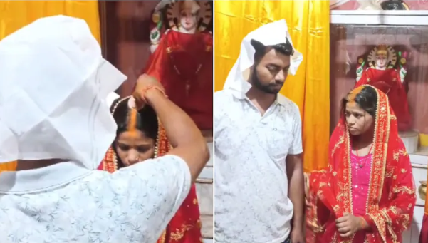 बिहार में चर्चा का विषय बनी ये शादी; घर वाले राजी फिर भी मंदिर में क्यों कर ली शादी? बिहार में चर्चा का विषय बनी ये शादी; घर वाले राजी फिर भी मंदिर में क्यों कर ली शादी?