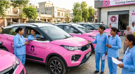 अब महिलाएं संभालेंगी स्टीयरिंग, हरियाणा सरकार की ‘पिंक कैब योजना’ से लखपति दीदी बनने का सपना होगा साकार