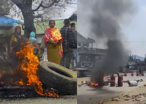 मणिपुर में फिर बवाल, 2 बच्चों की हत्या के बाद भड़की हिंसा; 5 जिलों में इंटरनेट सर्विस बंद मणिपुर में फिर बवाल, 2 बच्चों की हत्या के बाद भड़की हिंसा; 5 जिलों में इंटरनेट सर्विस बंद