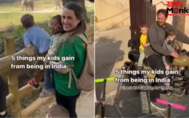 विदेशी मां ने बताए भारत में बच्चों को पालने के 5 फायदे, वीडियो ने जीता दिल