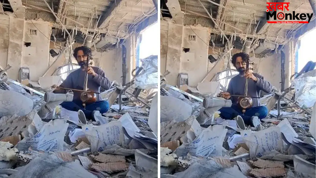 जंग के बीच म्यूजिक टीचर की आखिरी धुन, तबाही के बीच बजाया दर्दभरा सुर, वीडियो वायरल