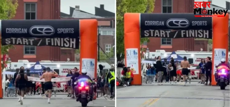 फिनिश लाइन से पहले जश्न मनाना पड़ा भारी, 2 सेकंड में छिनी जीत का वीडियो वायरल