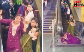 Metro Fight Viral Video: एस्केलेटर पर लड़कियों की भिड़ंत, वीडियो देख लोग बोले- ‘WWE लाइव चल रहा है’