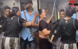 मेट्रो में रील बनाना पड़ा भारी, ‘दादी’ की फटकार का वीडियो हुआ वायरल; लोगों ने किया दादी का समर्थन