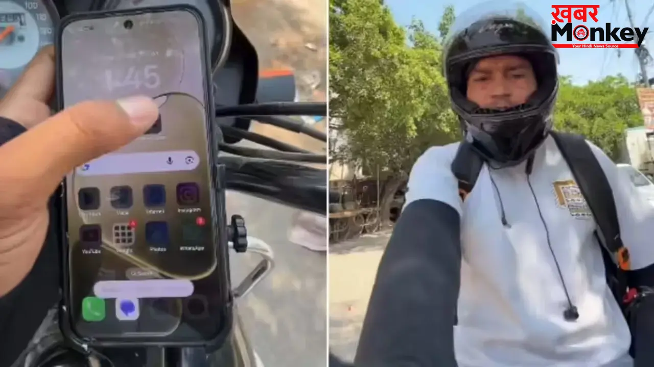 41 डिग्री में काम कर रहे राइडर का छलका दर्द, वायरल वीडियो में बताई ऐप की सच्चाई