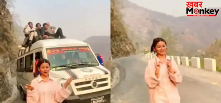 रील बनाने के चक्कर में सड़क पर डांस, बाल-बाल बची लड़की; वीडियो वायरल