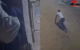 चोरी करने घुसा चोर, ऊपर चढ़ते ही धड़ाम से गिरे; CCTV वीडियो देख लोग बोले- अब नहीं करेगा दोबारा कोशिश