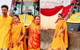 4 भाइयों की इकलौती बहन की अनोखी शादी… ना कार ना पालकी, दुल्हन को फूलों से सजे बुलडोजर पर घुमाकर अदा की ये रस्म