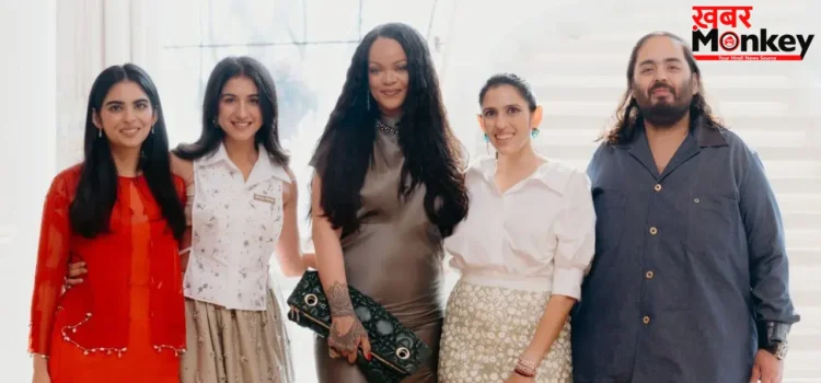 अंबानी परिवार ने किया रिहाना का भव्य स्वागत, विदेशी स्टार पर चढ़ा भारतीय संस्कृति का रंग; देखें PHOTOS