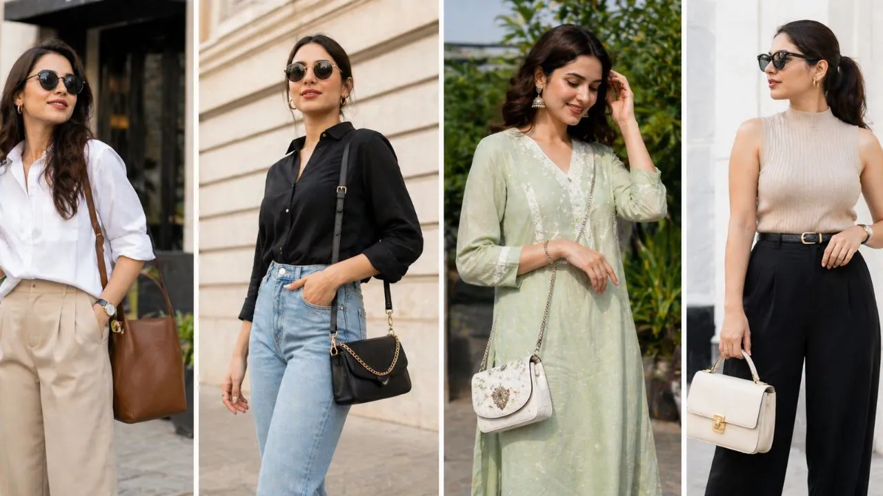 सिंपल आउटफिट में दिखेंगी फैशन डीवा! बस अपनी ड्रेस के हिसाब से चुनें सही बैग, जो बदल देगा आपका लुक