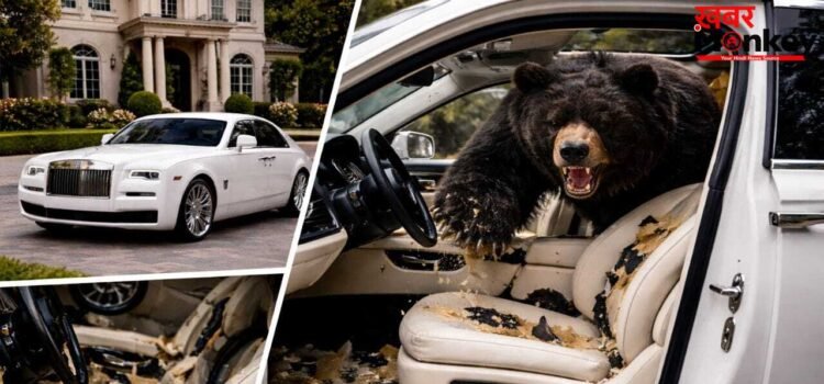 OMG! वाह रे इंसान! भालू बनकर तोड़ डाली अपनी ही गाड़ी, फिर हुआ इंश्योरेंस स्कैम का खुलासा