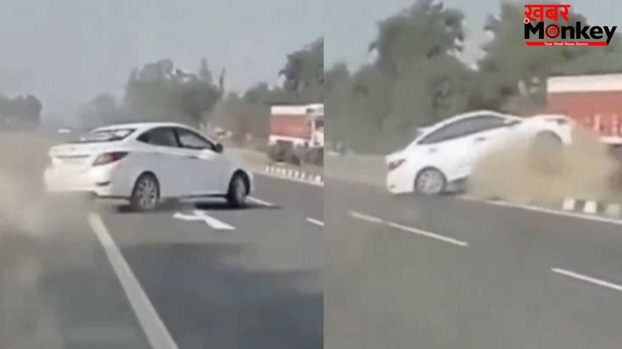 Video: 2 कार, 1 गाय और कुछ सेकंड… फिर हाईवे पर हुआ खतरनाक एक्सीडेंट