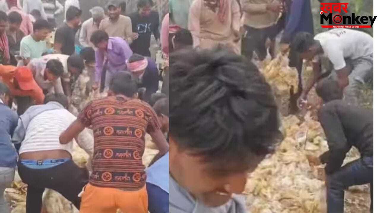 Viral Video: मरे हुए चिकन को लूटने के लिए सड़क पहुंची भीड़, नहीं देखी होगी मुर्गों की ऐसी लूट