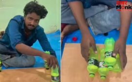 Video: 20 रुपये के कोल्ड ड्रिंक बोतल से बंदे ने बना दी ‘स्टडी टेबल’, सस्ता और आसान जुगाड़ हुआ वायरल