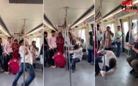 Viral Video: दिल्ली मेट्रो में पोल पकड़कर ऐसा नाचा शख्स, लोग बोले- ‘इसे रोक लो कोई’