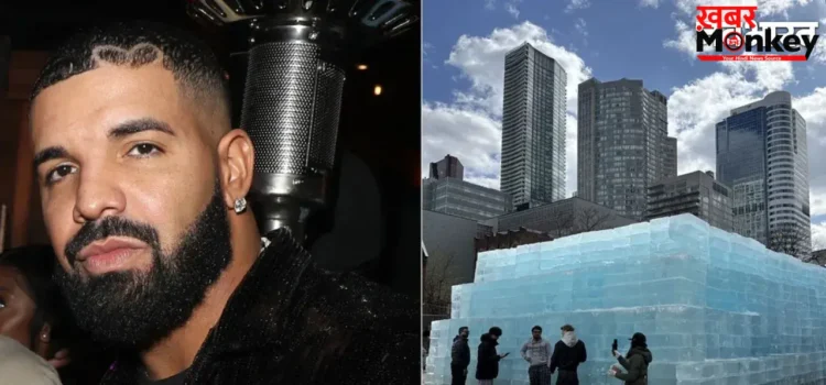 Toronto के बीच लगा बर्फ का पहाड़, ड्रेक के नए एल्बम ‘Iceman’ के अनोखे प्रमोशन ने मचाया भारी बवाल