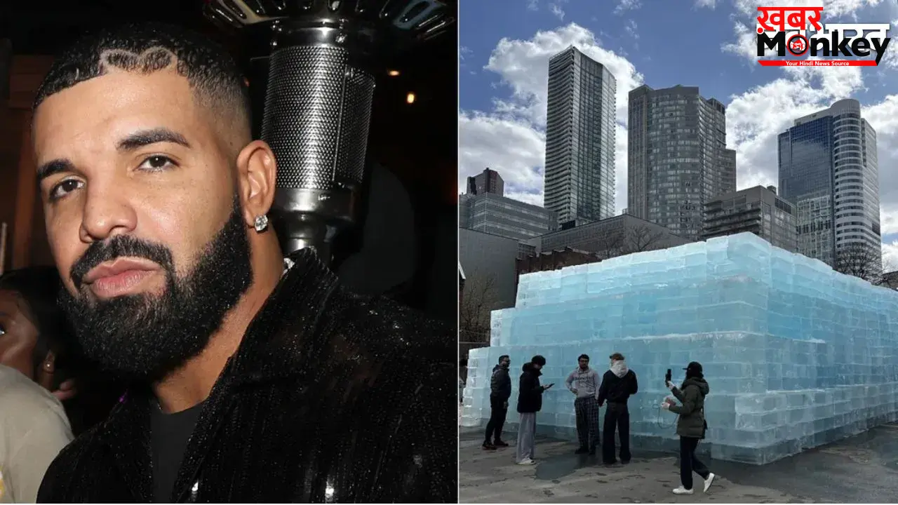 Toronto के बीच लगा बर्फ का पहाड़, ड्रेक के नए एल्बम ‘Iceman’ के अनोखे प्रमोशन ने मचाया भारी बवाल