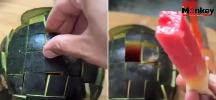 खरबूजा काटने का नया हैक वायरल, यूजर्स बोले- ‘पूरा बिगड़ जाएगा!’ खरबूजा काटने का नया हैक वायरल, यूजर्स बोले- ‘पूरा बिगड़ जाएगा!’