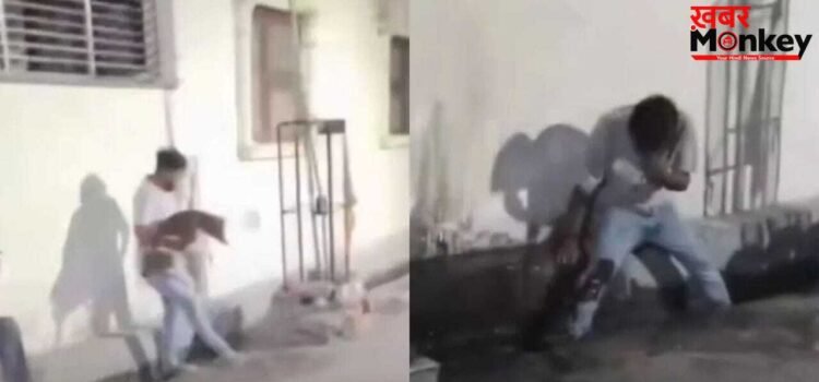 OMG! कुत्ते को गोद में लेकर उसे यूं किया परेशान, फिर जो हुआ देख लोगों को याद आया इंस्टैंट कर्मा