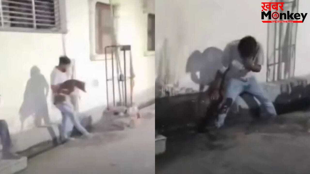 OMG! कुत्ते को गोद में लेकर उसे यूं किया परेशान, फिर जो हुआ देख लोगों को याद आया इंस्टैंट कर्मा