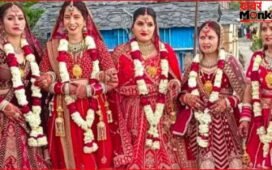 5 खूबसूरत दुल्हनें बारात लेकर पहुंचीं पिया के घर, 1 बेटी की हुई विदाई… इस परिवार में एक साथ हुईं 6 शादियां