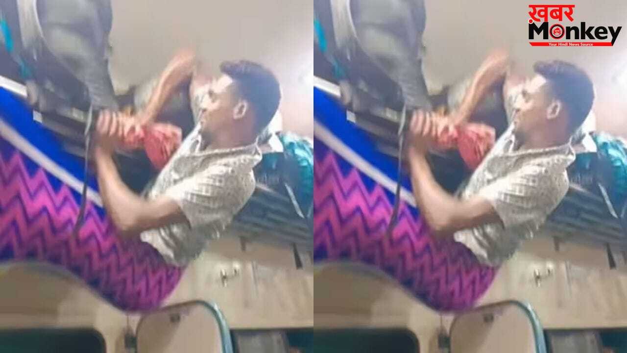 Viral Video: ट्रेन में कंबल बांधकर शख्स ने अपने लिए तैयार की सीट, जबरदस्त जुगाड़ देख हिल गए यूजर्स