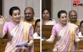 महेश्वरी सिल्क, जरी बॉर्डर…कंगना रनौती की ये हैंडलूम साड़ी है बेहद खास, जानें पूरी डिटेल