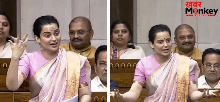 महेश्वरी सिल्क, जरी बॉर्डर…कंगना रनौती की ये हैंडलूम साड़ी है बेहद खास, जानें पूरी डिटेल