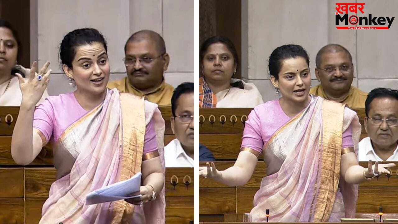 महेश्वरी सिल्क, जरी बॉर्डर…कंगना रनौती की ये हैंडलूम साड़ी है बेहद खास, जानें पूरी डिटेल