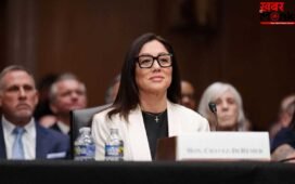 संकट के वक्त पूल पार्टी कर रही थी ट्रंप की महिला मंत्री, अब गई कुर्सी