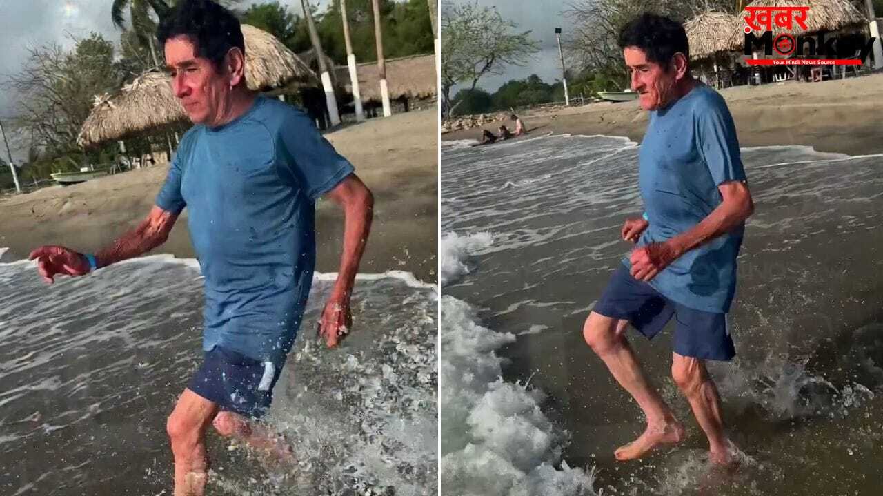 Viral Video: 82 साल के बुजुर्ग ने पहली बार देखा समंदर, ‘दादाजी’ का बच्चों जैसा रिएक्शन देख लोग हुए भावुक!