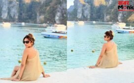 Beach पर नुसरत जहां ने लगाया ग्लैमर का तड़का, पानी में दिखा एक्ट्रेस का सिजलिंग अंदाज