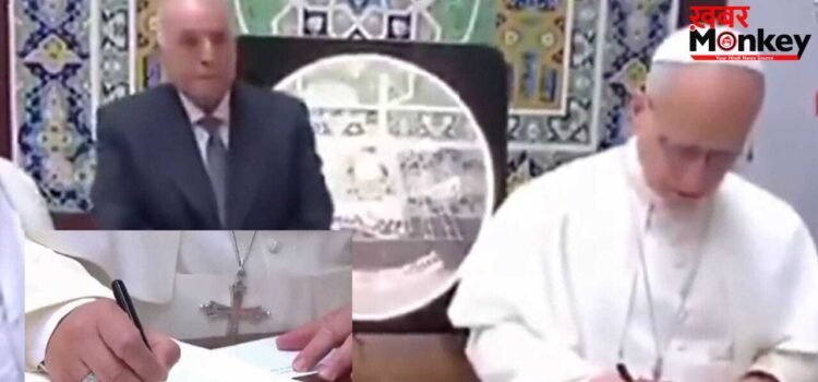 वेटिकन और इस्लाम का महागठबंधन… ग्रैंड मस्जिद में पोप, कहा- शांति दोनों धर्मों की जिम्मेदारी