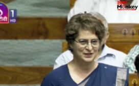 संसद में नीली बनारसी साड़ी में नजर आईं प्रियंका गांधी, कांग्रेस नेता के टॉप साड़ी लुक्स