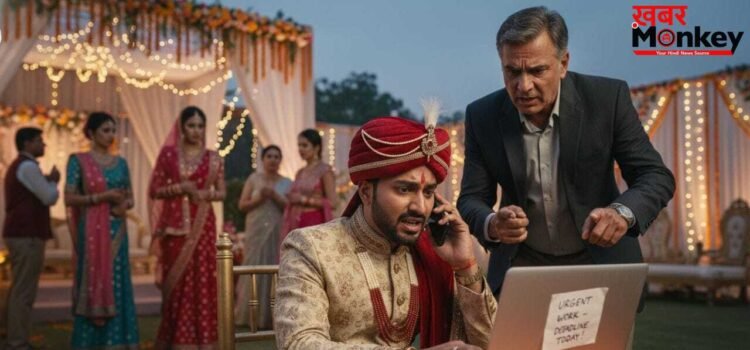शादी के दिन भी चैन नहीं! Boss ने थमा दिया ऐसा काम, भड़के लोग बोले- इंसानियत मर गई क्या?