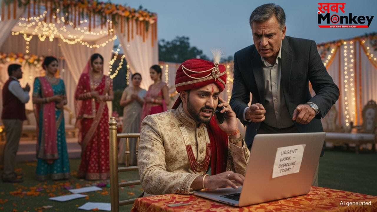 शादी के दिन भी चैन नहीं! Boss ने थमा दिया ऐसा काम, भड़के लोग बोले- इंसानियत मर गई क्या?