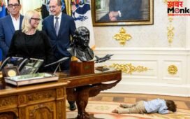 व्हाइट हाउस में ट्रंप कर रहे थे मीटिंग, इधर फर्श पर सो गया 2 साल का बच्चा…कौन है?