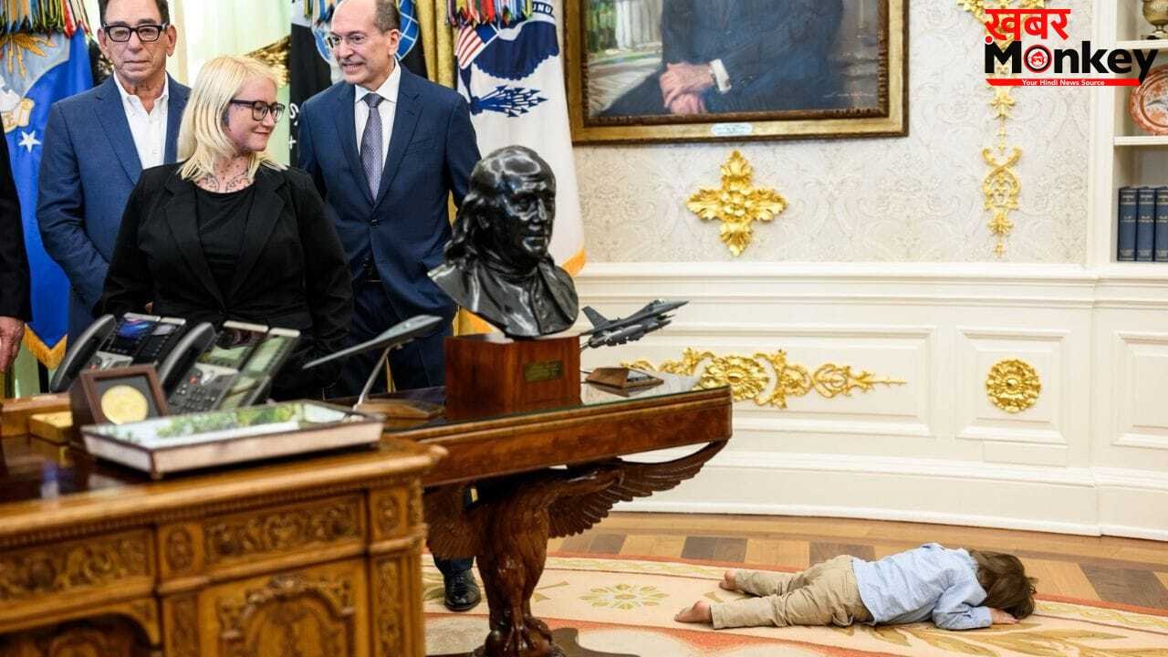 व्हाइट हाउस में ट्रंप कर रहे थे मीटिंग, इधर फर्श पर सो गया 2 साल का बच्चा…कौन है?